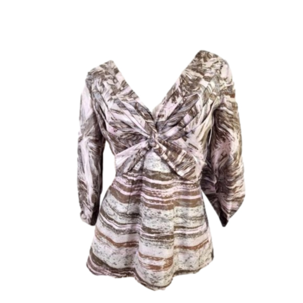 BCBG Max Azria Size S Silk Blouse